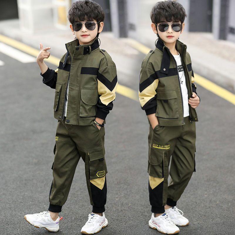 Спортивный костюм для мальчика Комплекты для детей Мальчики Куртка Брюки для детей