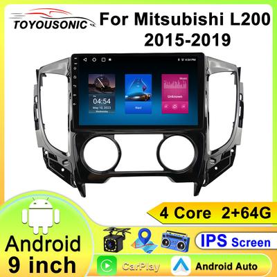 Для Mitsubishi L200 2015-2019 Навигация GPS Android Автомагнитола Мультимедийный плеер Стерео wifi+4G Carplay авто видео