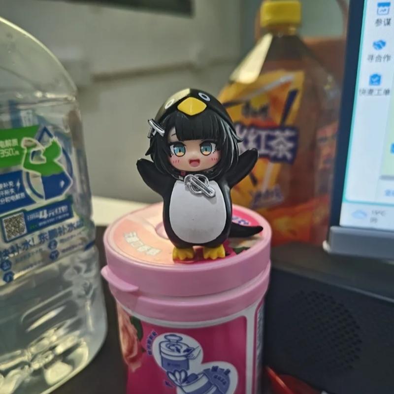 Gugugaga Фигурки 6 см Arknights Endfield Pengmin ПВХ Маленький Косплей Модель Pengmin Коллекция Аниме Настольный Подарок на День Рождения