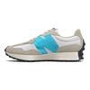 New Balance Nb 327 Удобная замшевая ткань Низкие повседневные кроссовки для бега Унисекс кроссовки Серо-синие MS327FB