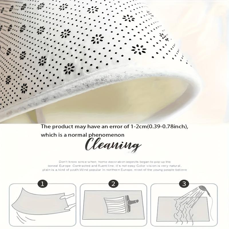 1 шт. многоцветный коврик для пола с органическим узором, полиэстеровая ткань, машинная стирка, подходит для декора спальни, гостиной