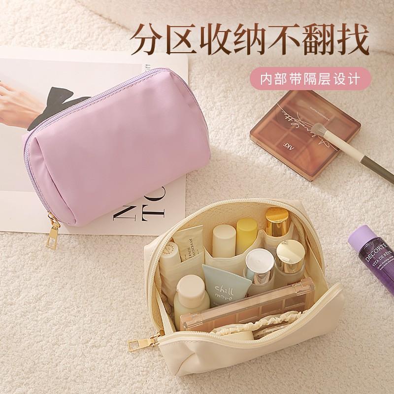 Mini Waterproof Makeup Bag Women Portable Travel Cosmetic Organizer Small Pouch Handbag Style PU Storage Case