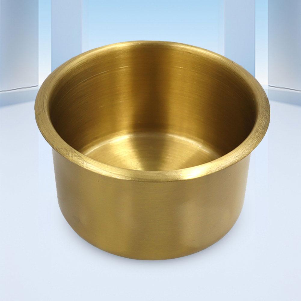 Встраиваемый автоматический держатель для стакана из латуни, автоматический держатель для стакана для воды для яхты, лодки, грузовика