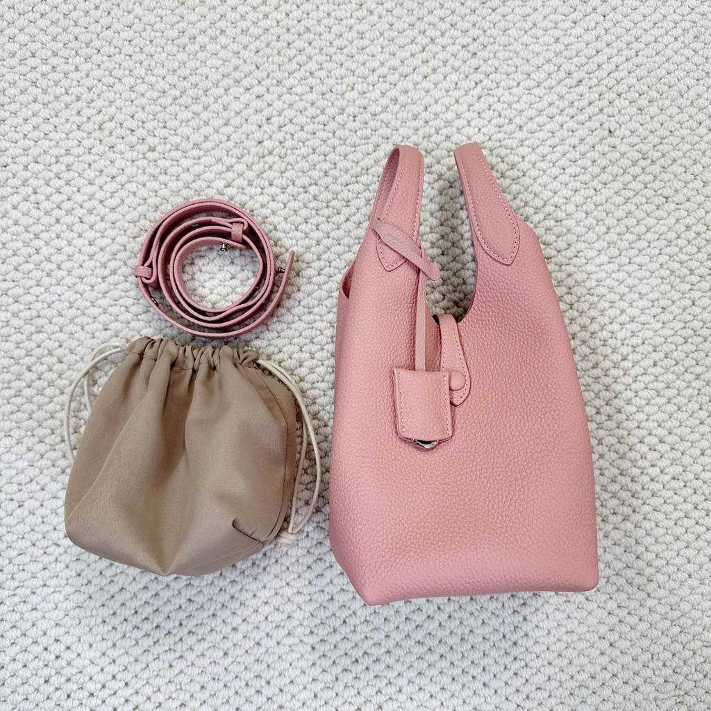 2025 Новый верхний слой TC коровьей кожи сумка-ведро для воды сумка-корзина для овощей Большая вместимость повседневная сумка через плечо на одно плечо женская сумка тренд