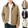 Мужской  Уличный  Высококачественный  Повседневный  Свободный  Отложной воротник  Вперед  Куртка  Пальто