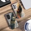 Чехол для телефона из закаленного стекла Golden Phoenix Unfolding для Samsung Galaxy S10 4G S20 11E 30 S21 22 S24 Fe Pro S23 S25 Ultra 5G S9
