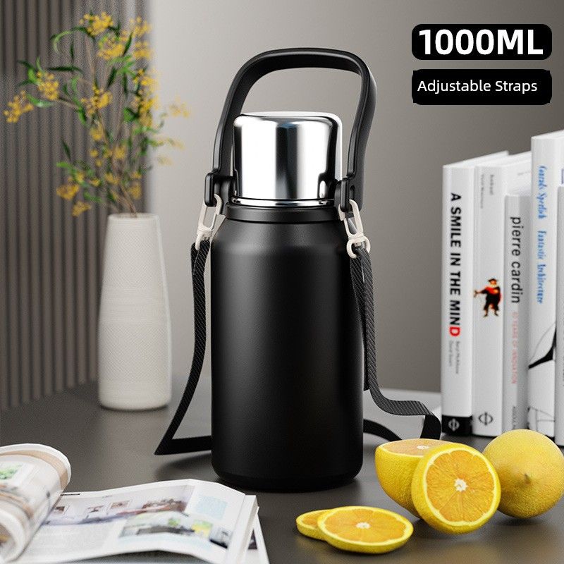 Thermos Cup, Travel Kettle, Tea Cup, Portable for Adults, Can Be Carried on the Body, Can Be Hung on the Body, and Can Be Used as a Water Bottle