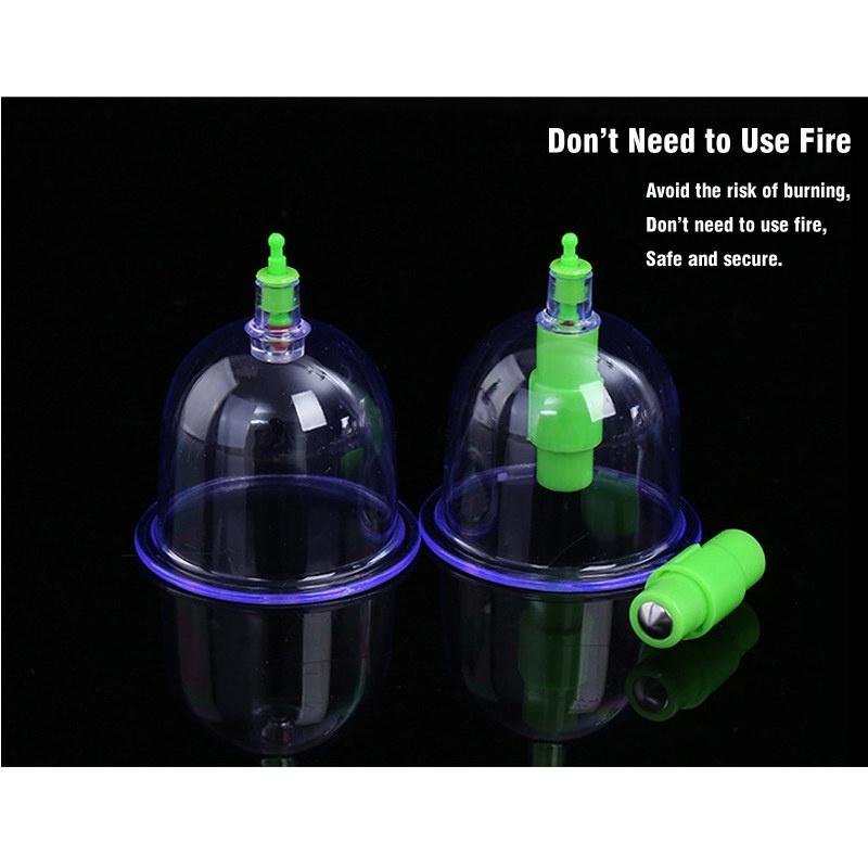 Бытовой набор для баночной терапии, вакуумный насос на присоске, ABS, толстые, 12 банок, баночные массажные чашки, акупунктурный массажер, уход за здоровьем