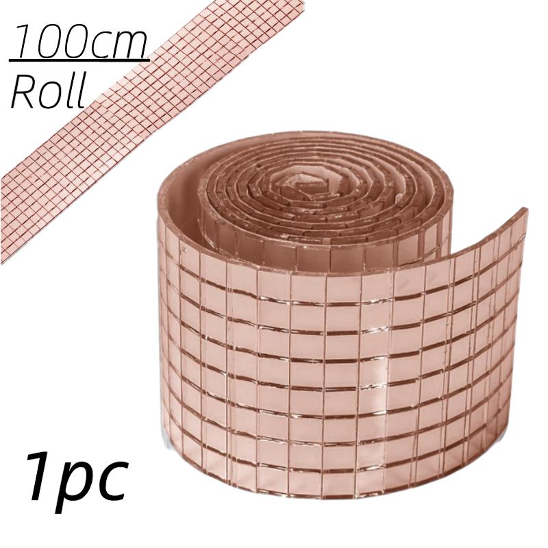 1/5 рулонов зеркальной мозаичной плитки самоклеящаяся блестящая крафтовая наклейка зеркальные стеклянные наклейки для диско-шара для DIY украшения для вечеринки набор ручной работы