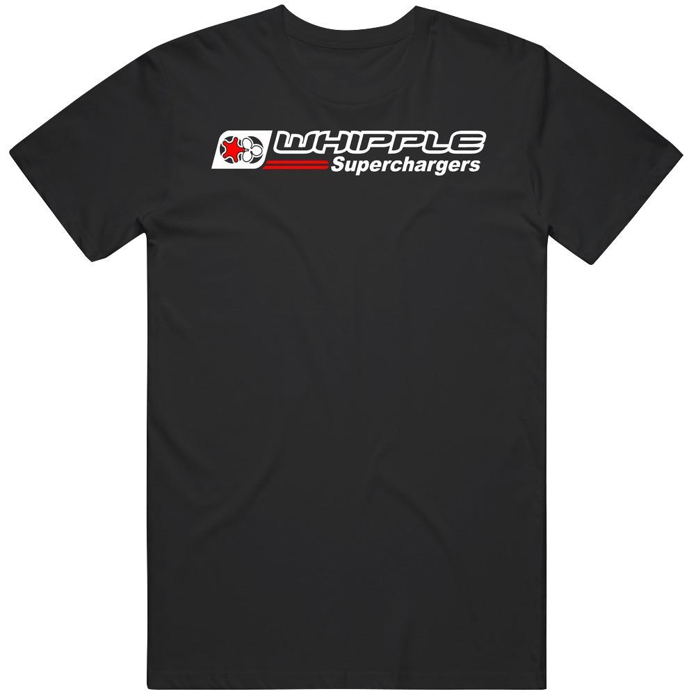 Логотип Whipple Super Chargers Мощность Про Hellcat Dodge Черная футболка