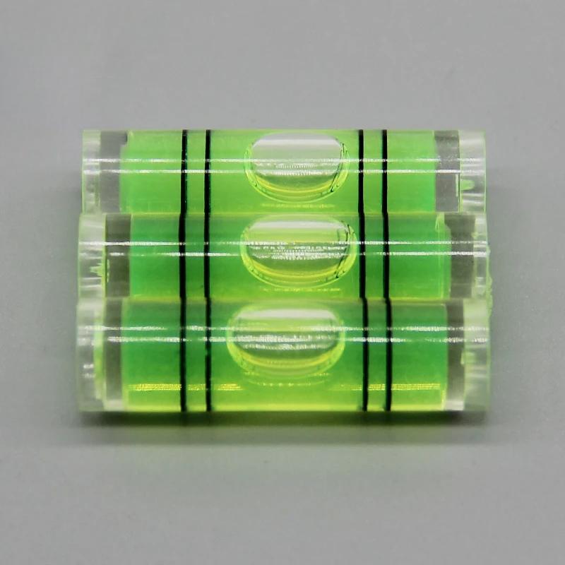 100 шт. 9,5*34 мм Цилиндрический пузырьковый уровень, Акриловый спиртовой уровень для рамочного телевизора или настенного телевизора