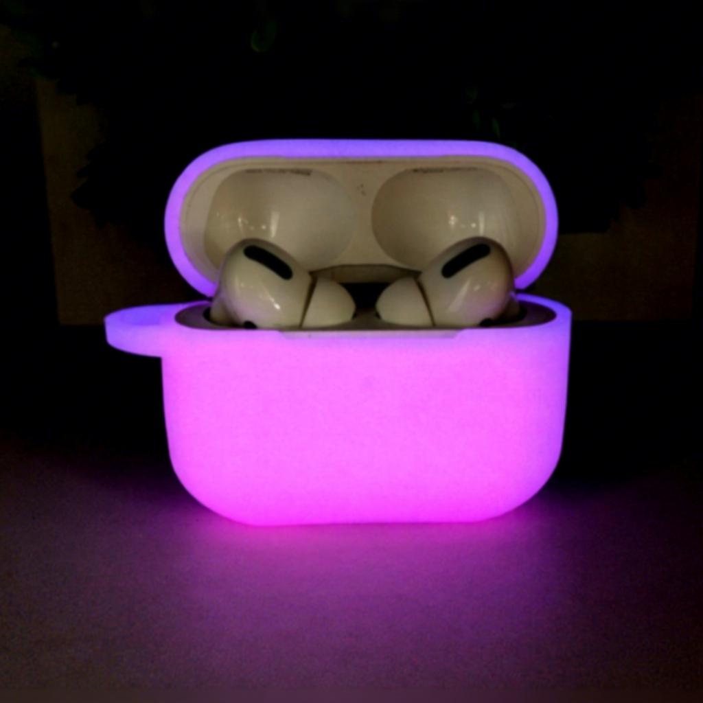 For airpods 1or2 case airpods Pro 2 airpods 3 Earphone Silicone Luminous Protective case Fluorescent Earphone case
