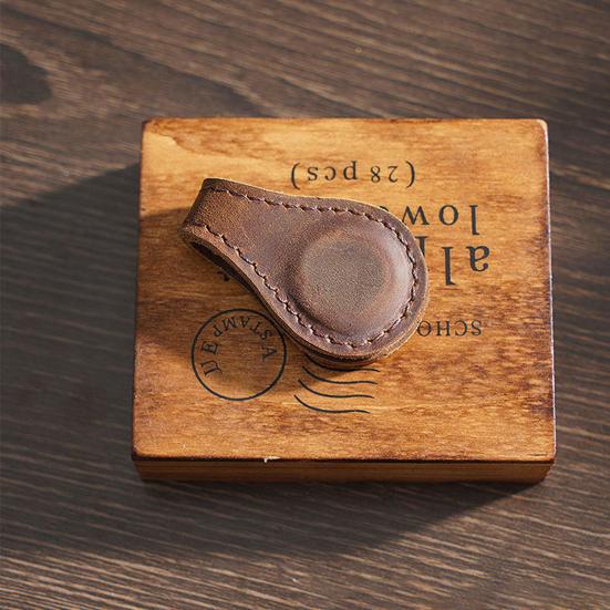 Двойные магнитные концы закладки гравированные искусственная кожа закладка клип ретро дизайн