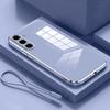S24ultra Роскошный Покрытие Ремешок Силиконовый Чехол Для Samsung Galaxy S24 Ultra S21 S22 S23 S20 Fe Plus Note 20 10 Мягкий Чехол S24plus