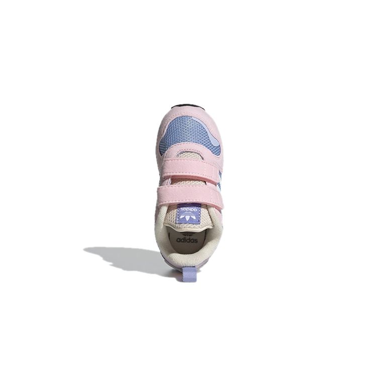 adidas Оригинальные ZX 700 HD Прочные Дышащие Низкие Спортивные Повседневные Кроссовки для Малышей Розовые Белые GZ7518
