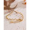 Yhpup 2025 Stainless Steel New Style Chain Chic Fashion Bracelet Bangle Waterproof Arrivals PVD Plated Wrist Jewelry for Women