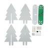 Electronic Christmas Tree Kit LED Gradient Light 3D DIY Electronic Assemble Kit for Soldering