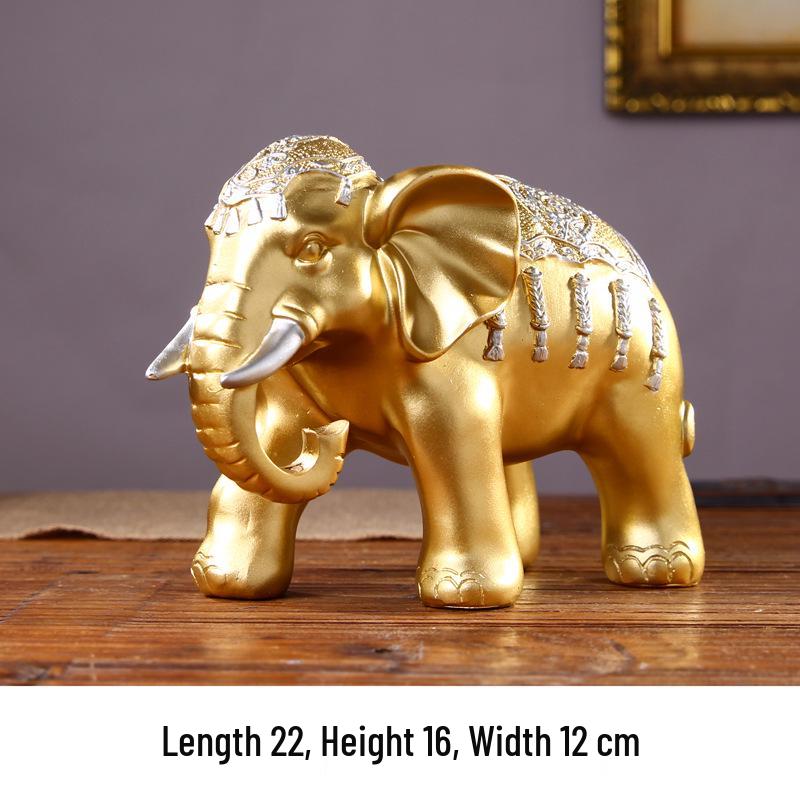 Керамическое украшение «Счастливый слон» в тайском стиле для дома или офиса
