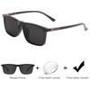 Солнцезащитные очки 3 в 1 с поляризацией для мужчин и женщин, магнитная накладка, рецептурные очки, ночное видение, для вождения, оптические магнитные накладки, очки