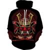 Толстовки с принтом самураев 3D для мужчин Armor Knights Graphic Hooded Hoody Kid Fashion Cool Sweatshirts Winter Harajuku Top Pullover