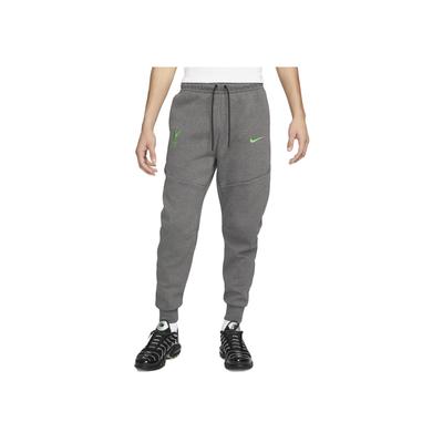 ФК «Ливерпуль» Tech Fleece Логотип Вышитый Удобные Вязаные Спортивные Штаны на Шнуровке Мужские штаны Серый DV4834-071