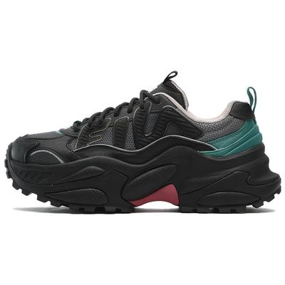 Cella Ткань Синтетическая кожа Верхний слой Коровья кожа Повседневные Универсальные Низкие кроссовки для пап Женские кроссовки Черные F12W331109FCB