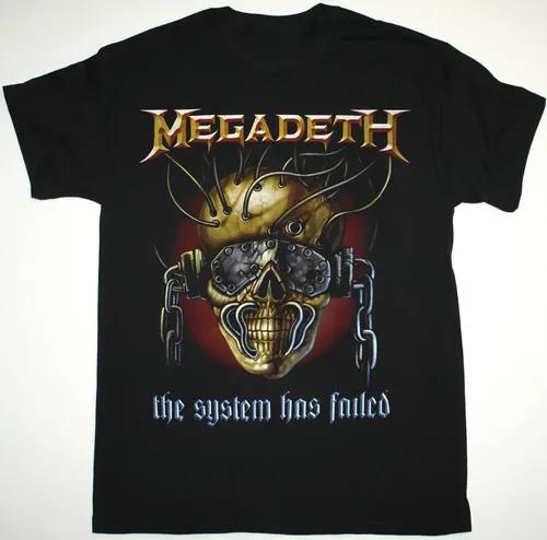 Unisex shirt Cotton Oversize Large Size Megadeth The System Has Failed
