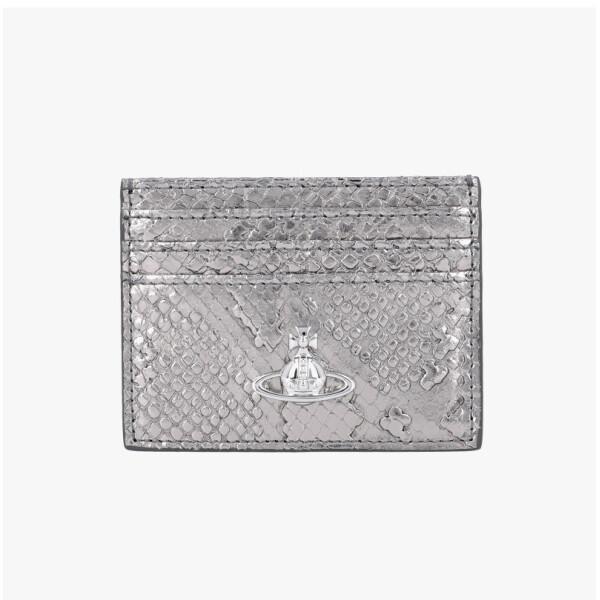 Кошелек для карт Vivienne Westwood с тиснением под змеиную кожу P203