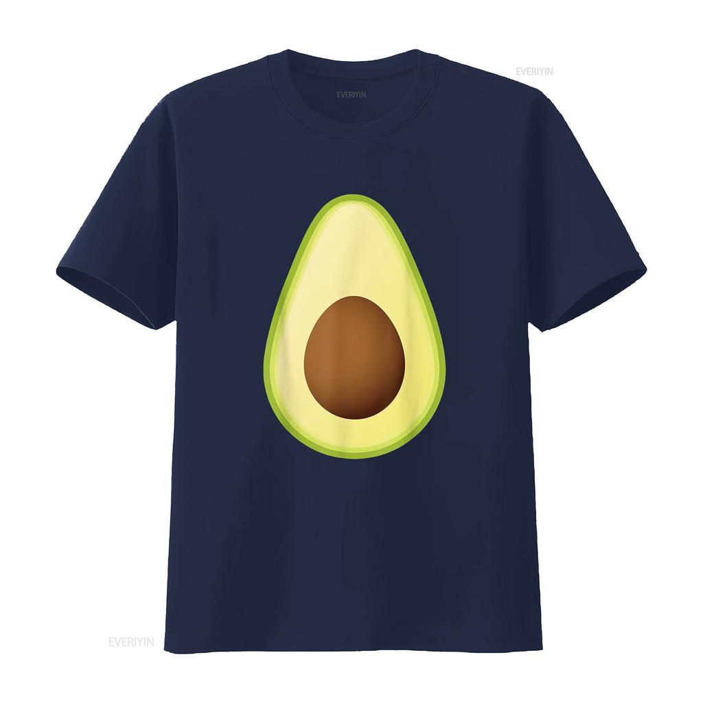 Womens Avocado Costume T Shirt Fruit Halloween Black 2XL vintage Washed Slightly Unisex Casual Breathable Stretched streetwear