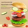 Детская игровая кухня Набор для вырезания гамбургеров и овощей