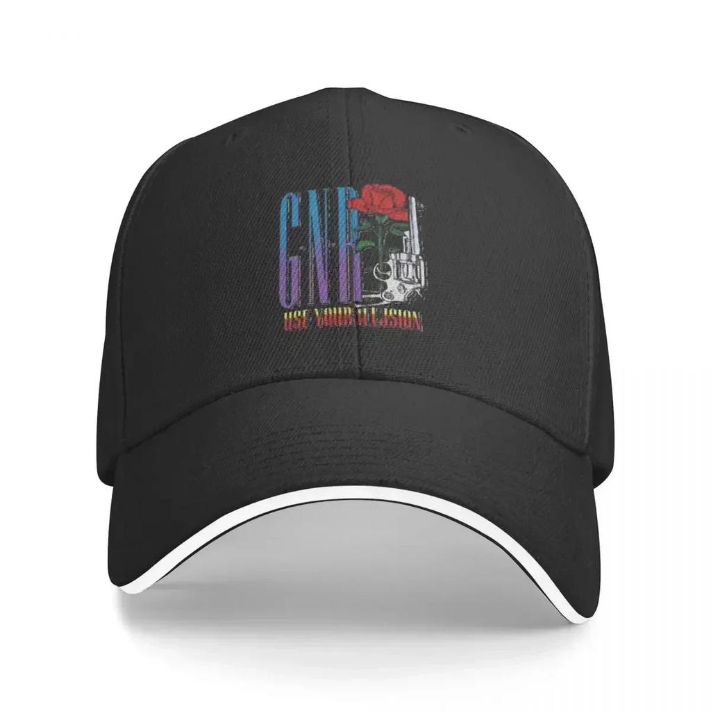 Guns N Roses Heavy Baseball Cap Metal Punk Outdoor Sport High Quality Hip Hop Hats Unisex Unisex Street Style Print Baseball Caps