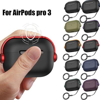 Чехол для Airpods Pro 3 поколения ТПУ чехол с брелком Защитный чехол для беспроводных наушников для Air Pods 3 Аксессуары