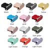 2pcs Portable Aluminium Alloy Phone Accessories Dock Anti Dust Plug Port Cap Metal Stopper