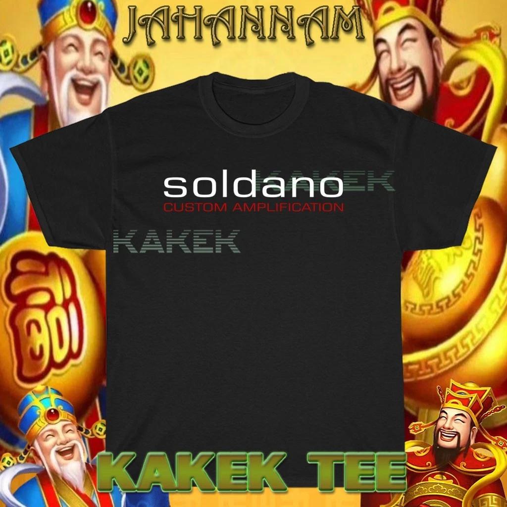 New Soldano Custom Amplification Logo American T shirt Funny Size S to 5XL