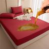 2024 Super Waterproof Bed Fitted Sheet Bed Sheet with Elastic Band Anti-slip Mattress Cover Mattress Protector for Single Double