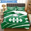 3PCS Asse Saint-etienne Crest Bedding Set 2D Printing (Includes 1 Duvet Cover + 2 Pillowcases Coreless), Bedroom decor,Fan gift