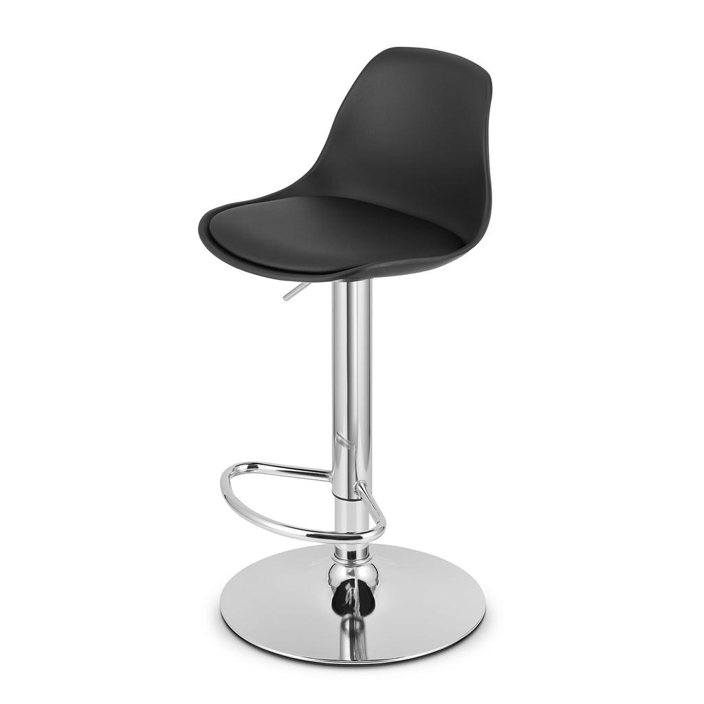 HOGA stool - black / chrome base x 2