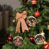 7 шт. Рождественские украшения для сцены Рождества Христова, акриловые подвески для рождественской елки, украшения для дерева, стены, окна, автомобиля