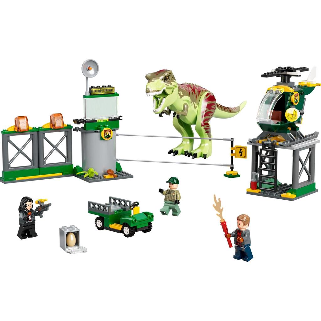 LEGO Jurassic World Great Escape Игрушка Подарок на день рождения Блок Образовательный Рождество Мальчики Девочки Дети 4 года 5 лет 6 лет Динозавр