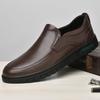 Fashion Italian New Men's Genuine Leather Shoes Lightweight Loafers Minimalist Business Shoes Men's Office Sneakers Wear Resistant