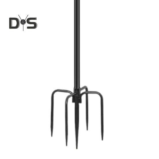 Струнный столб 10 футов с покрытием из металла с вилкой, уличный фонарь с шипами, держатель для гирлянды для патио, террасы, сада, свадебной вечеринки, декора