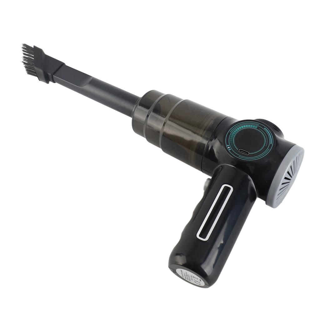 Портативный пылесос для дома, автомобиля с плоской и щеточной насадкой, цифровой дисплей заряда батареи, аккумуляторный, беспроводной