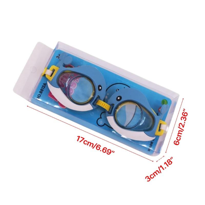 Comfortable Swim Glasses AntiFogs AntiUV Kids Swimming Goggles for Toddlers Kids