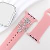 Diamond Strap Decorative Ring Watch Band Metal Charms New Ornament for Apple Watch Band Smart Watch