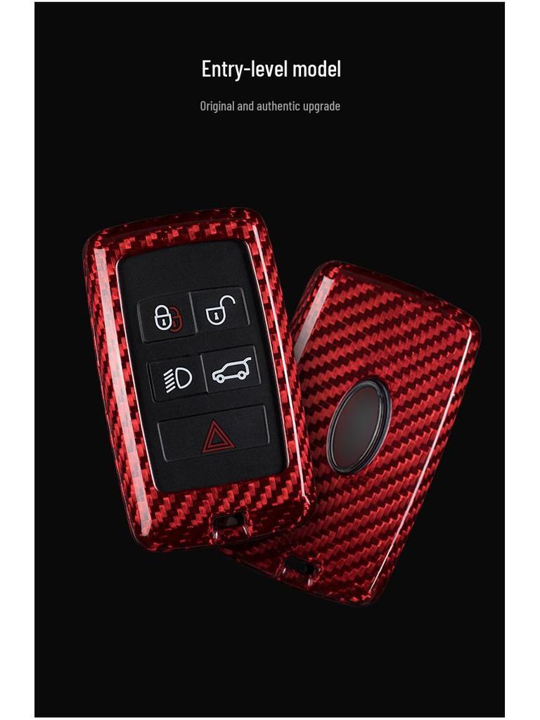 Карбоновый чехол-брелок T-Carbon для Land Rover и Jaguar XFL - Защитная крышка