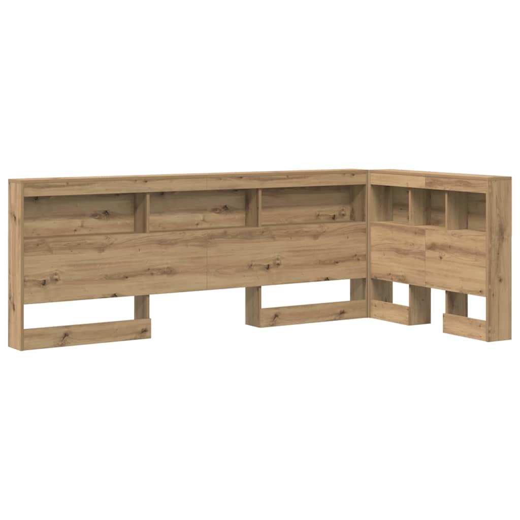 Storage Headboard Artisan Oak 90 cm Wood Based Material