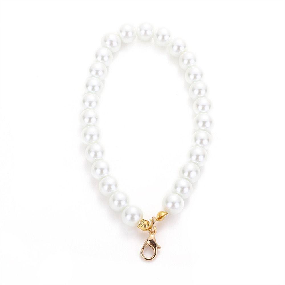Beaded Pearl Lanyard Anti-Drop Phone Case Chain Phone Accessories Mobile Phone Chain  Handbag Belt