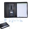 Многофункциональный профессиональный бизнес-портфель Padfolio Папка Органайзер для документов A1 Искусственная кожа На молнии с блокнотом