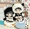 AXLUCE Plush Clothes - Stuffed Animal Clothes - 10-15cm Hoodie Doll (Black Hat, for 10-15cm Plush Toys)