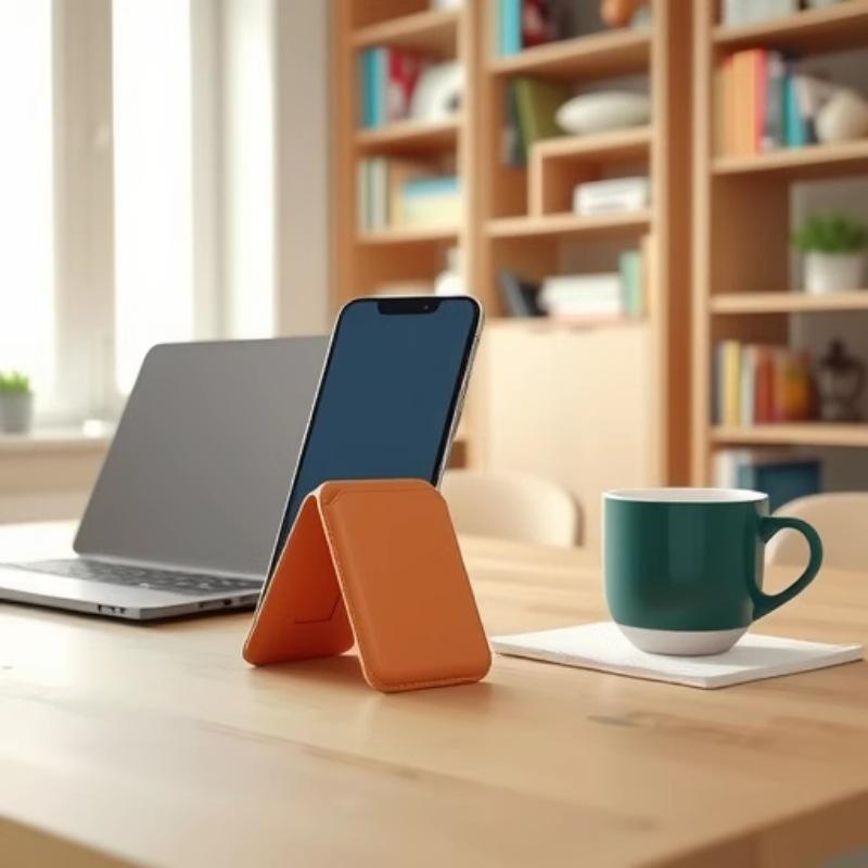 Экологичный складной магнитный держатель для карт для серии Apple 17 Promax
